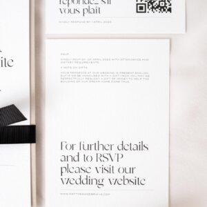 Printed details card, Soho semi-custom collection